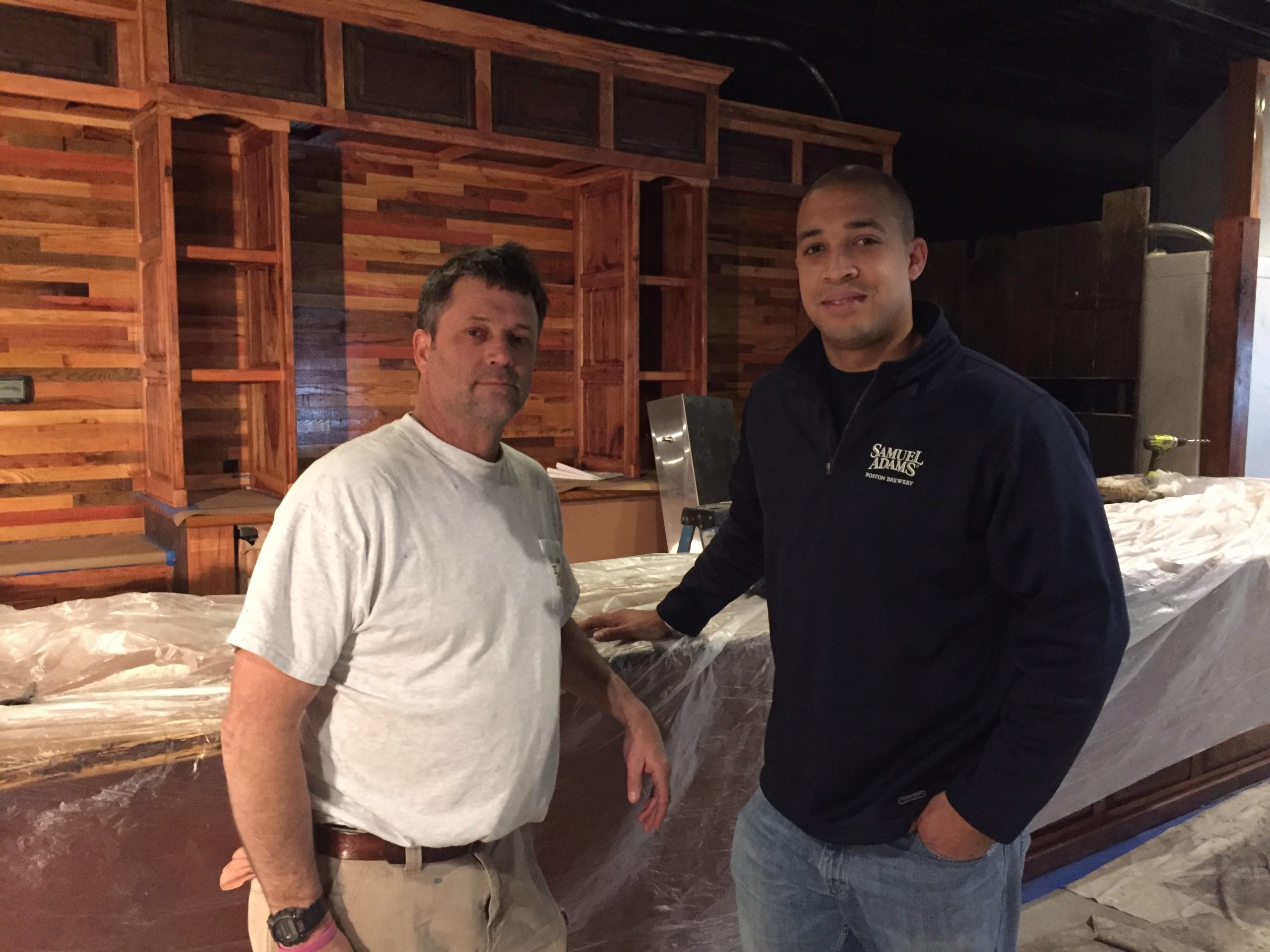Capt'n Bill's owner John Musser, left, is launching Bill's Front Porch, an onsite full-service brewery, restaurant and pub, with son-in-law Donnie Stone at the helm of craft beer-making. Courtesy photos.