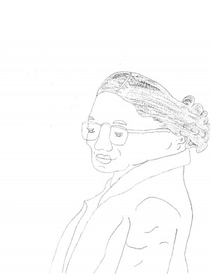 Gabriela Gomezs sketch of Rosa Parks earned her third place.