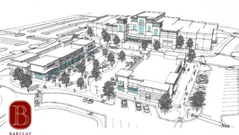 The Pointe at Barclay will include a 14-screen movie theater, grocery store and retail and restaurant space.