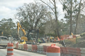 Construction on Randall Parkway. Photo by Hannah Leyva.