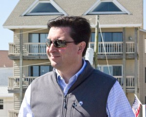 U.S. Rep. David Rouzer (R - NC District 7) in Carolina Beach. Photo by Hannah Leyva.