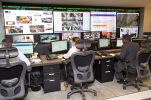 A Real Time Crime Center located in New York City. Photo courtesy of the New York City Police Foundation.