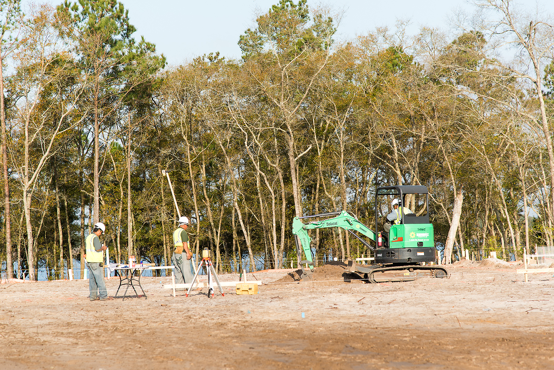 Construction crews have ushered in a sign of what's to come along River Road, the site of a sprawling mixed-use development that will include more than 2,500 residences. Courtesy photo.