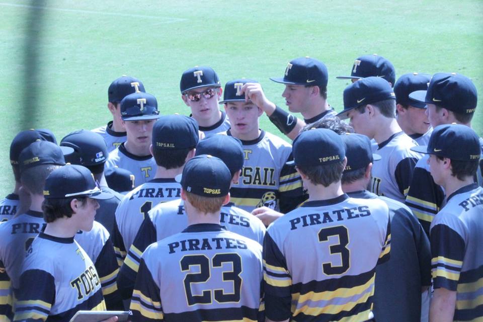 Topsail opens the best of three 3A series at home on Tuesday. Photo courtesy- Harriet Rice. 
