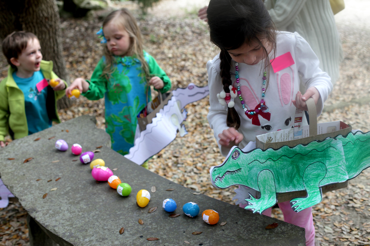 Easter goes prehistoric this weekend with the N.C. Aquarium at Fort Fisher's Dinosaur Egg Hunt. It's one of many Easter activities happening in and around town today through Sunday. Courtesy photo.
