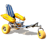 WaterWheels beach wheelchair. Courtesy photo.