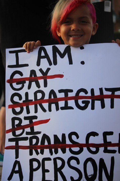 Fridays protest drew advocates of all ages, from infants to the 75-year-old Gieschen.