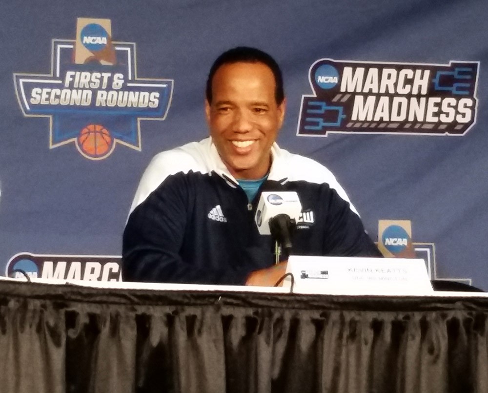 Kevin Keatts is leaving UNCW and heading to NC State to lead the Wolfpack. (Photo courtesy of UNCW sports)