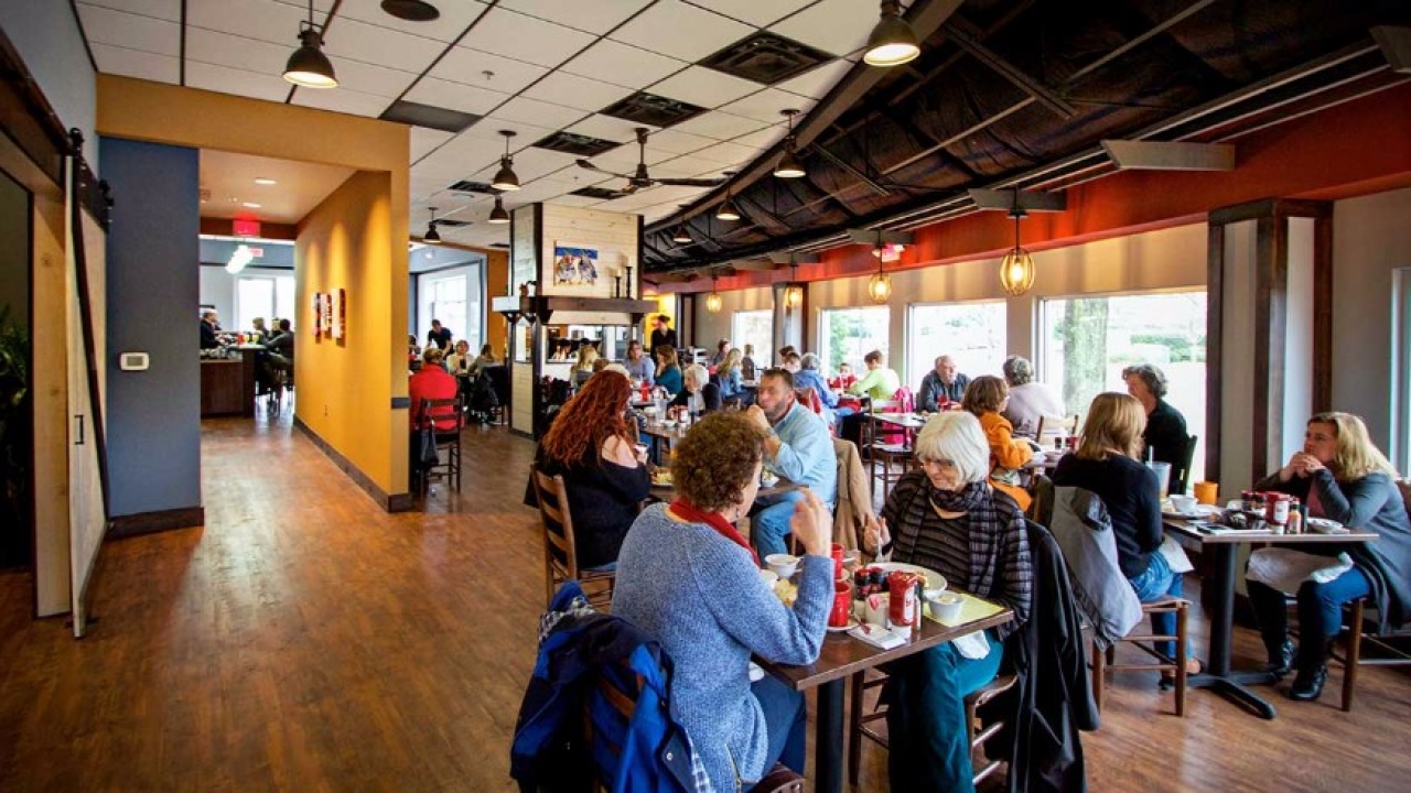 Famous Toastery has seen a steady flow of customers since opening up earlier this month in the old Havana's Restaurant on Wrightsville Avenue. Photo courtesy Famous Toastery.