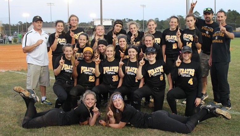 The Topsail softball team will play for the conference tournament championship on Thursday. Photo courtesy- Kim Ackermann-Gruntfest