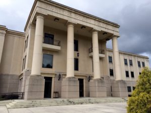 Brunswick County courthouse in Bolivia. Port City Daily staff photo.
