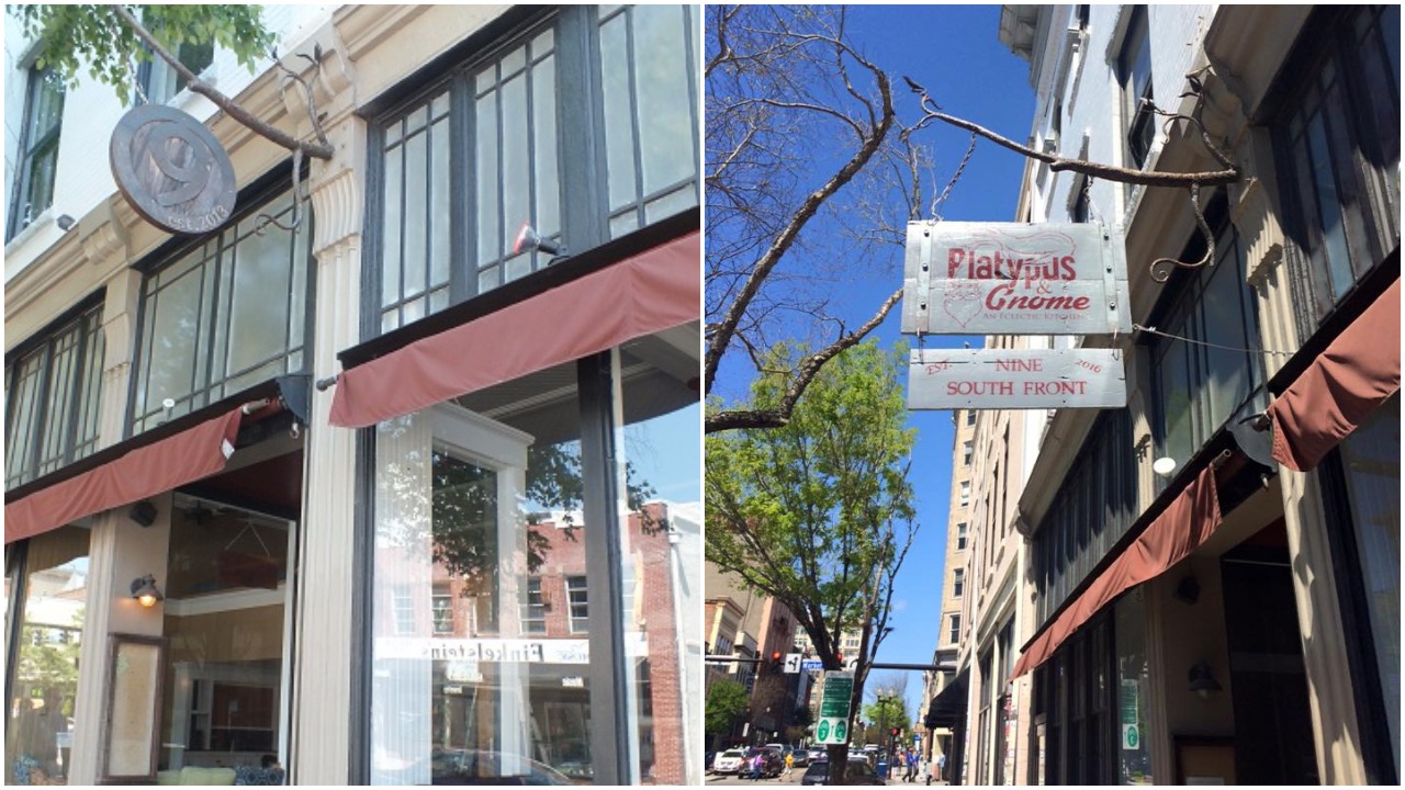 The building, once the longtime home of Caffe Phoenix, has been empty since 9 Bakery and Lounge shut down last summer. A new sign out front is a good sign for the block's surrounding businesses, WDI CEO Ed Wolverton said.