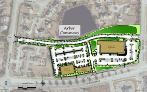 Proposed plans for an office and grocery/retail complex at 4301 S. 17th St.