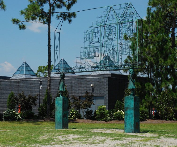 Mel Chin's sculpture, 'The Structure of Things Given and Held,' will serve as the finish line for CAM's first annual Art Moves race this Saturday. Courtesy photo.