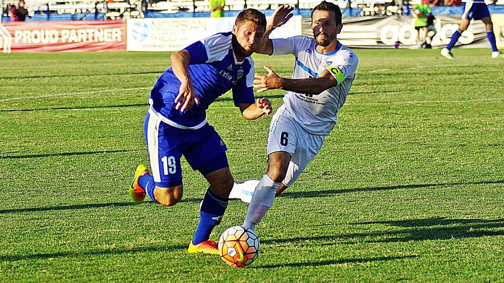 Wilmington Hammerheads FC picked up back-to-back results over the past two weeks. Photo courtesy- Wilmington Hammerheads FC.