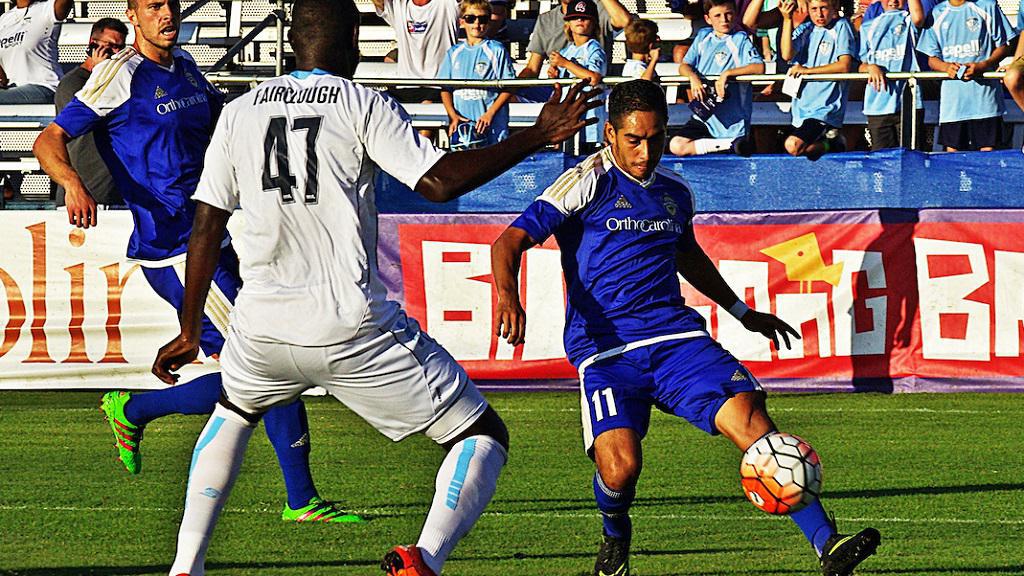 Wilmington fell to 0-5-1 in their last six matches on Saturday. Photo courtesy- Charlotte Independence. 