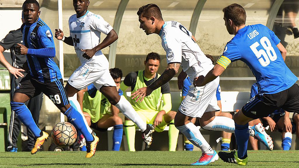 Wilmington led a late lead slip away for the second time in as many outings on Wednesday. Photo courtesy- FC Montreal. 