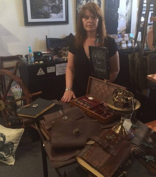 Chipman, whose husband works with leather, said By The Boardwalk was a way to finally put their work out there.