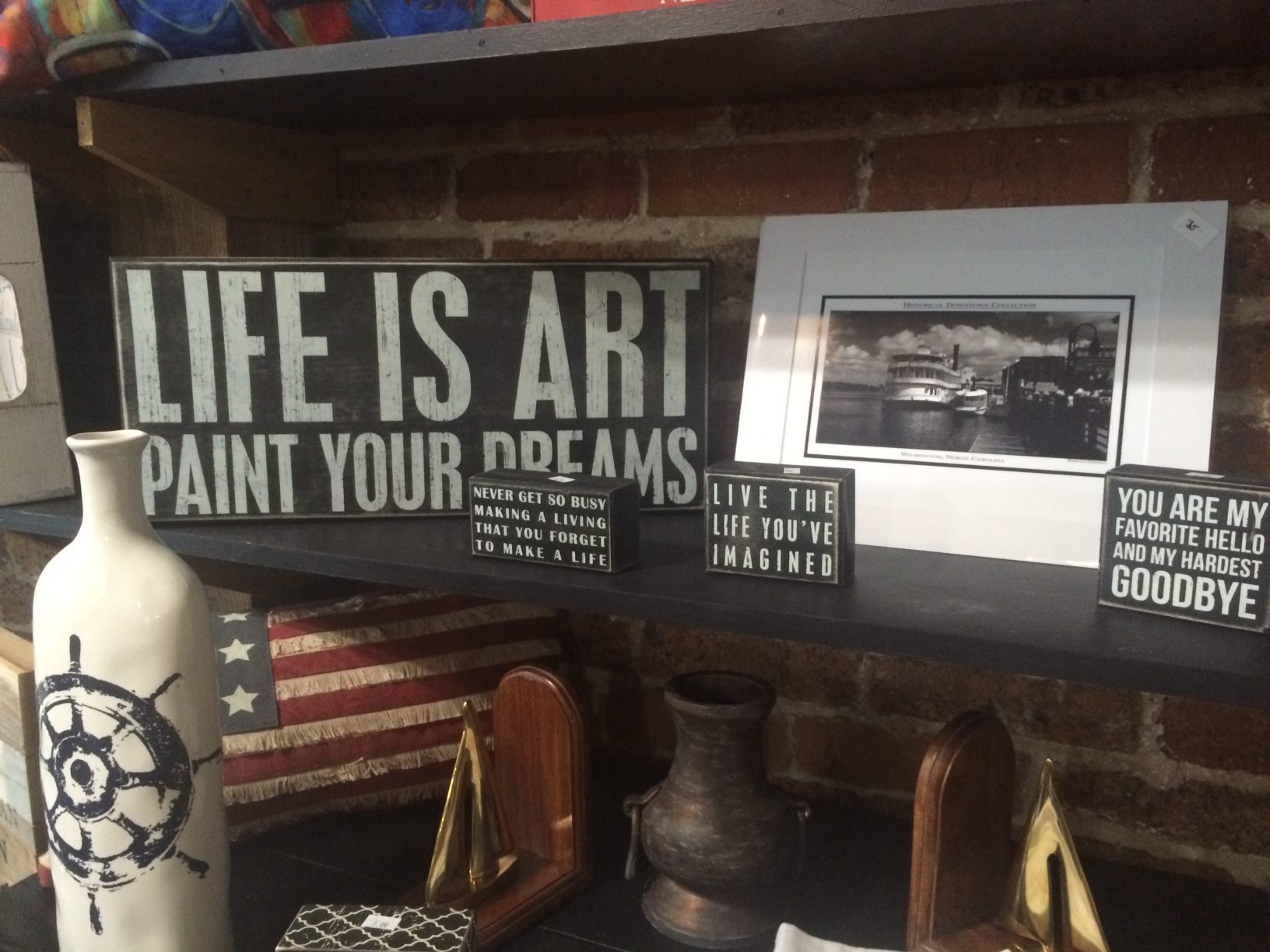 In love with travel and the art it inspires, Rebecca Chipman opened the eclectic By The Boardwalk to showcase her creations. Photos by Hilary Snow.