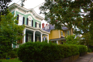 Historic homes on 4th St in downtown Wilmington. Photo by Hannah Leyva.