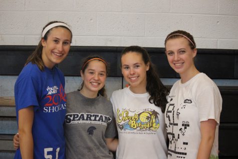 New Hanover seniors, from left-to-right, Alyssa Gowdy, Colleen Martinez, Courtney Loughran, Kenna Casto. 