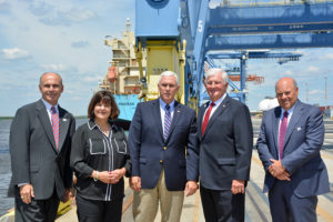 Mike Pence Wilmington Port 1