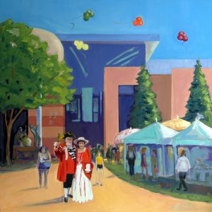 One of Wilmington artists Sarah Sheffield's paintings. 