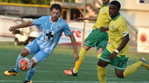 The Hammerheads failed to gain that elusive victory while at home on Saturday. The team tied the visiting Rhinos, 2-2.