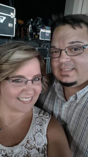 Kelly Trujillo and Bryan Benoit, both of Wilmington, got engaged during a Luke Bryan concert on Sept. 1. Courtesy of Kelly Trujillo.