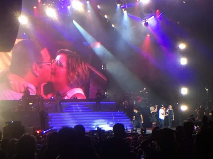 Bryan Benoit proposed to Kelly Trujillo at a Luke Bryan concert in Raleigh on Sept. 1 and caught the attention of the country superstar. Courtesy photo.