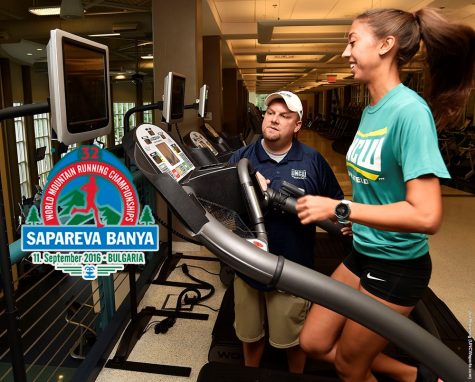 Sarah Hamon spent the last few months training for her trip to Bulgaria. Photo courtesy- UNCW Sports 