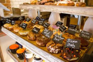 Some of Wake N Bake's signature donuts. (Photo by Hannah Leyva.)