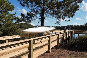 New kayak launch at William S. Smith Park in Brunswick County. (Photo by Hannah Leyva.)