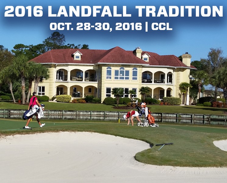 The Landfall Tradition tees off on Friday morning. Photo courtesy- UNCW Sports 