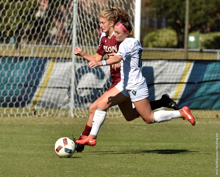 Serenity Waters leads UNCW into the CAA Quarterfinals against William & Mary. Photo courtesy- UNCW Sports 