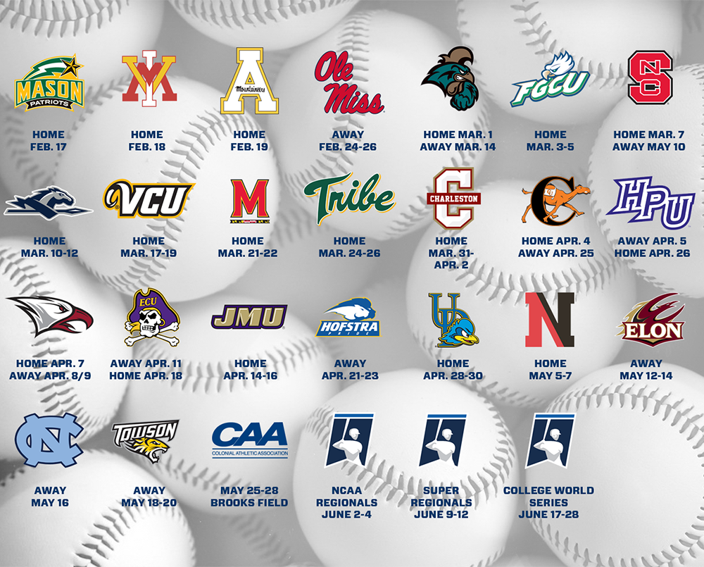 UNCW released its 2017 baseball schedule this week. Photo courtesy- UNCW Sports