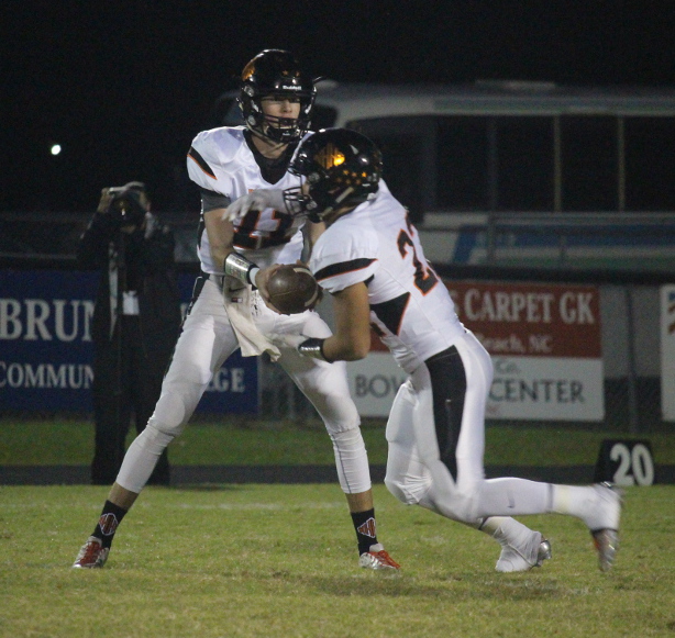 Blake Walston, left, and Keegan Santos helped pace a strong offensive attack. 