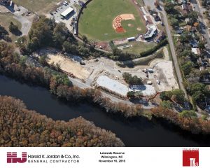 Construction is under way on the SECU Lakeside Reserve affordable housing project. (Photo Courtesy of Good Shepherd Wilmington)