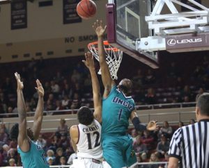 Chris Flemmings was in double figures Thursday night for the Seahawks. Photo courtesy- UNCW sports 