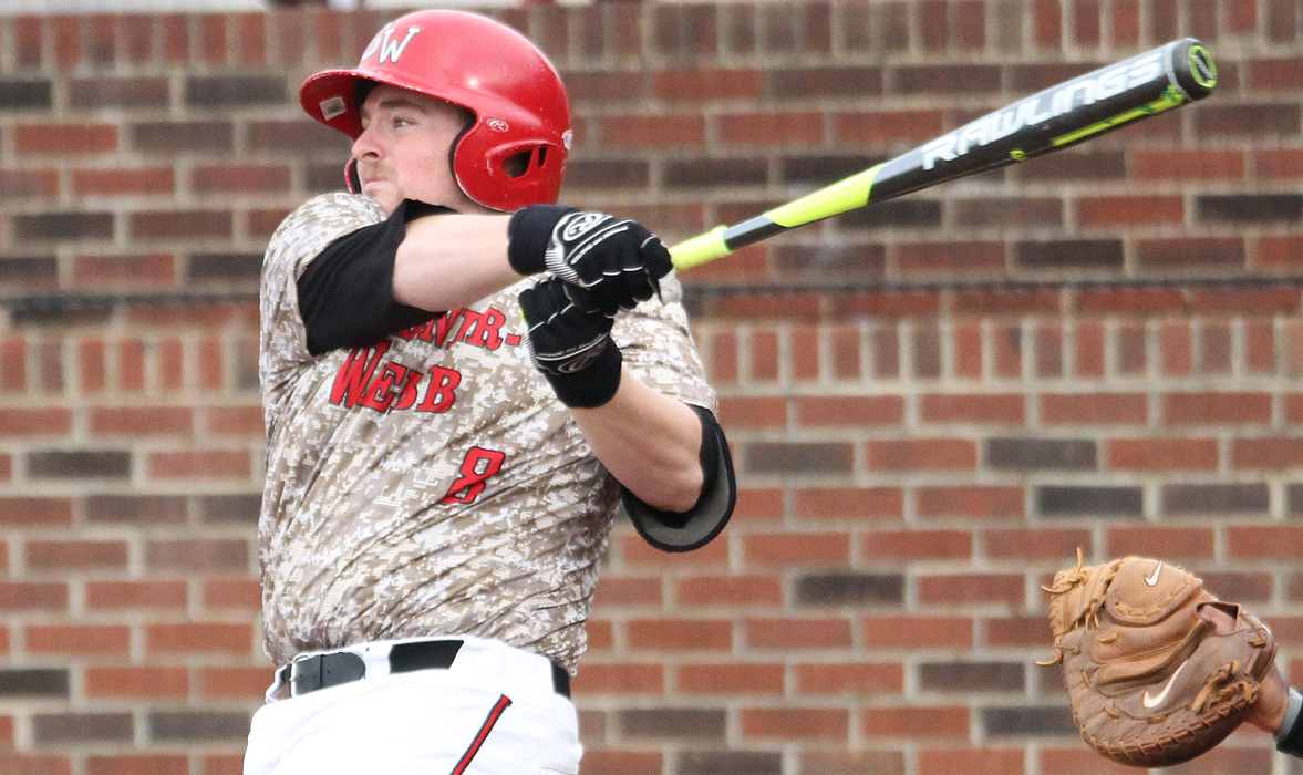 Collin Thacker led the nation in doubles last season. Photo courtesy- Gardner Webb Athletics. 