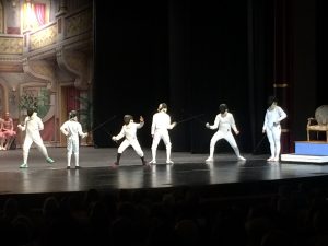 Cape Fear Fencing Association members in the Swan Lake Ballet. (Photo Credit: Walker Colder, Courtesy: Greg Spahr)