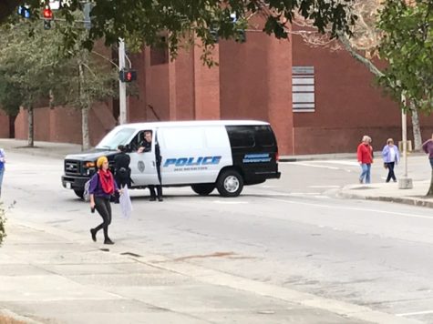 Police blocked off Princess Street, between third and Fourth streets, so that the crowd could spill into the street.