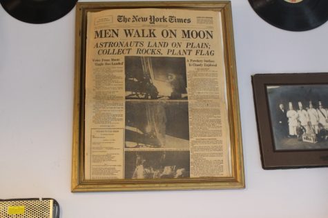 Pieces from Carlene Fontanas' personal collection of Americana on display in KC's Good Times Diner.