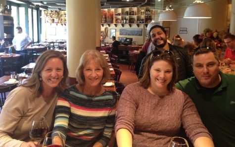 Left to right: Wilmington resident Allison Carter, her mother, sister and brother with their food tour guide, above, in New York City. (All photos courtesy Allison Carter)