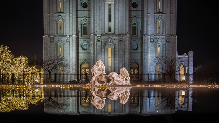 The Mormon Tabernacle in Salt Lake City, the headquarters of the Mormon Religion. (Photos courtesy T.J. Drechsel)