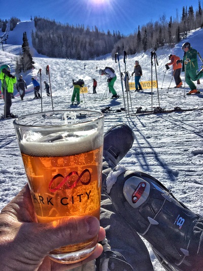 Hitting the slopes in Park City, Utah.