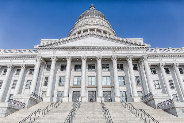 The Capitol building in Salt Lake City.