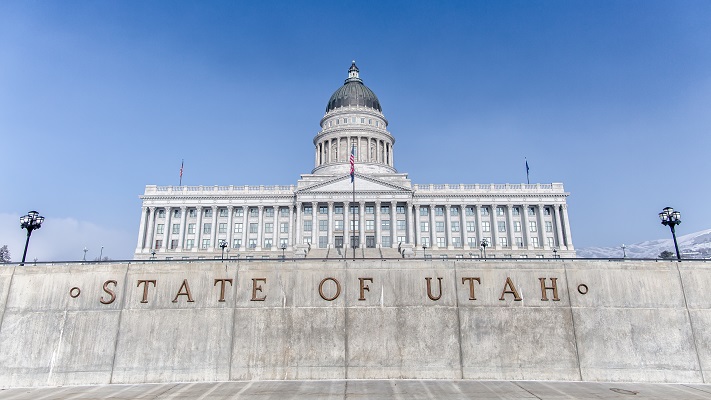 The Capitol building in Salt Lake City.