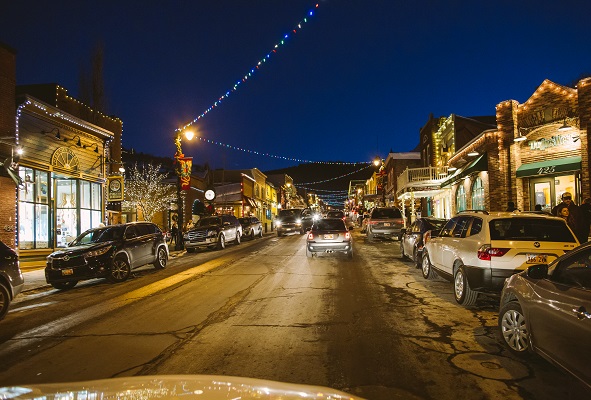 Main Street in Park City, where the Sundance Film Festival is held.