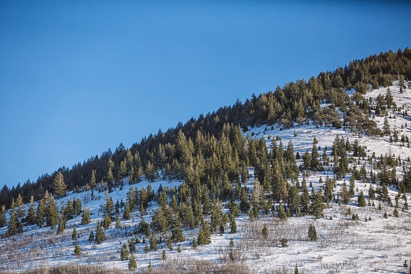 A mountain in Park City, Utah.